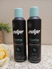 Edge Shave Gel for Men, Cooling Eucalyptus Tea Tree, 7.oz/198g Pack of 2