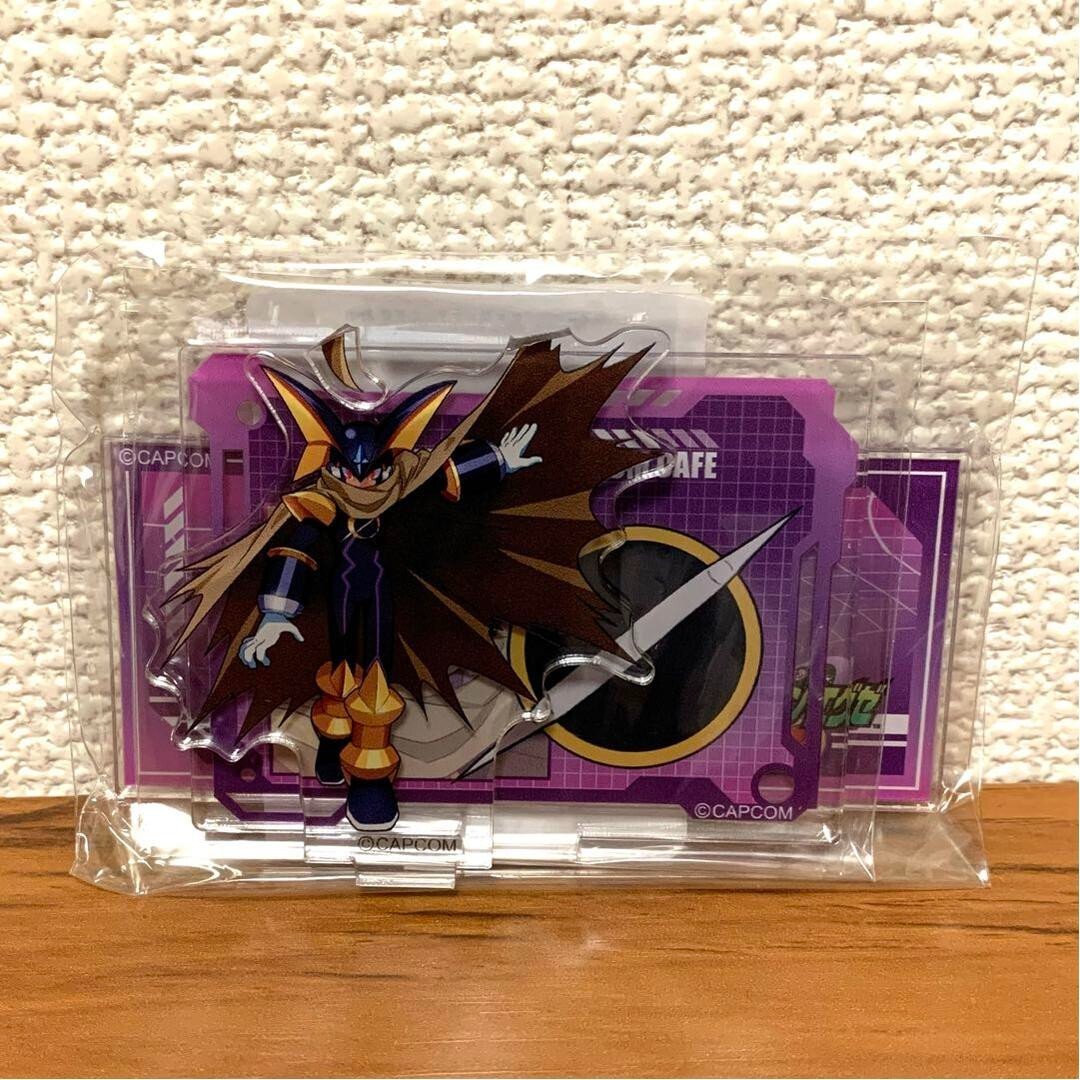 MegaMan NT Warrior Acrylic Stand Forte CAPCOM cafe