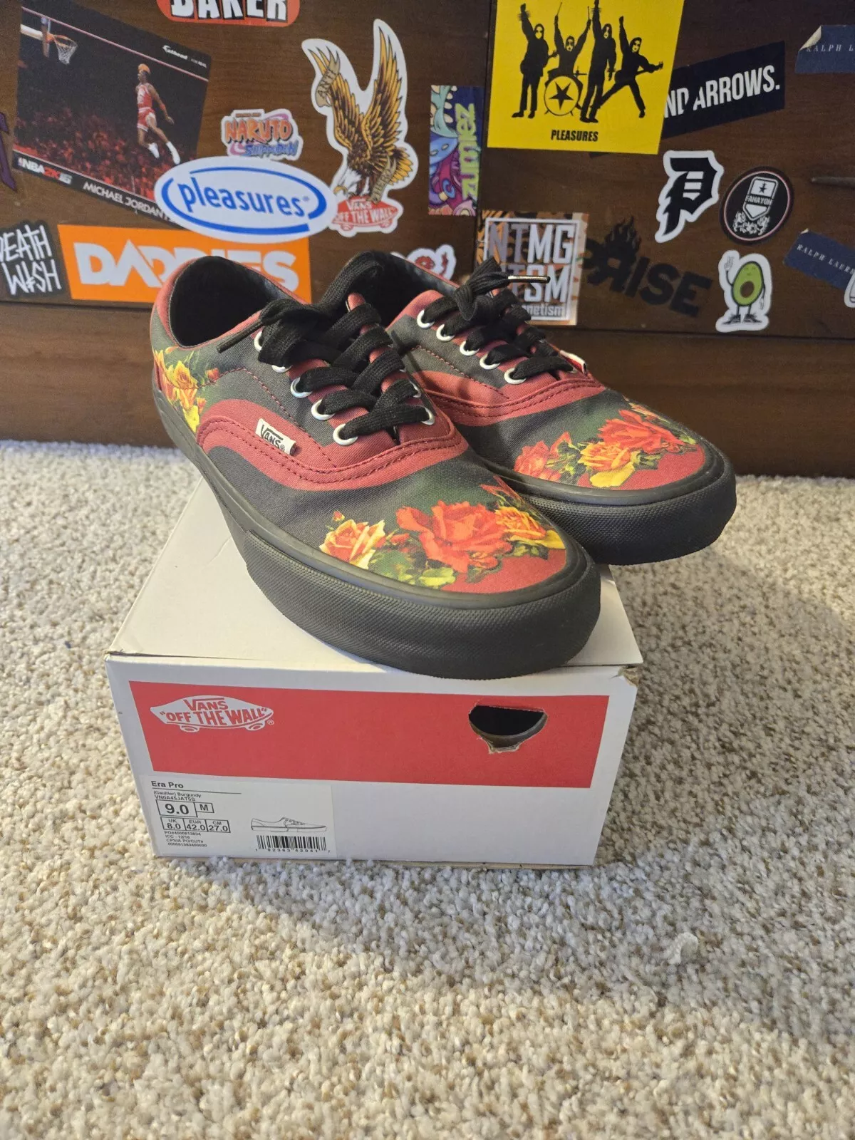 Taille 9   VANS Supreme x Jean Paul Gaultier x Era Pro Bourgogne
