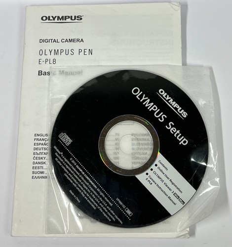 Near Mint/Boxed Olympus PEN E-PL8 Camera - White (Body Only) **142 shots** #1372 - Picture 3 of 14