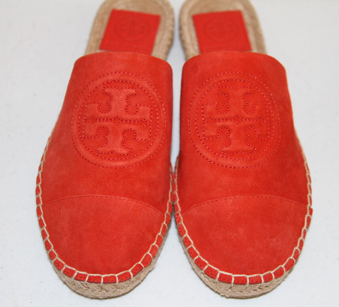 SALE!!【Tory Sport】Benton Espadrille Mule Slide☆☆オレンジ Tory Burch Benton Espadrille Suede Mule Sz 6.5 orange $230