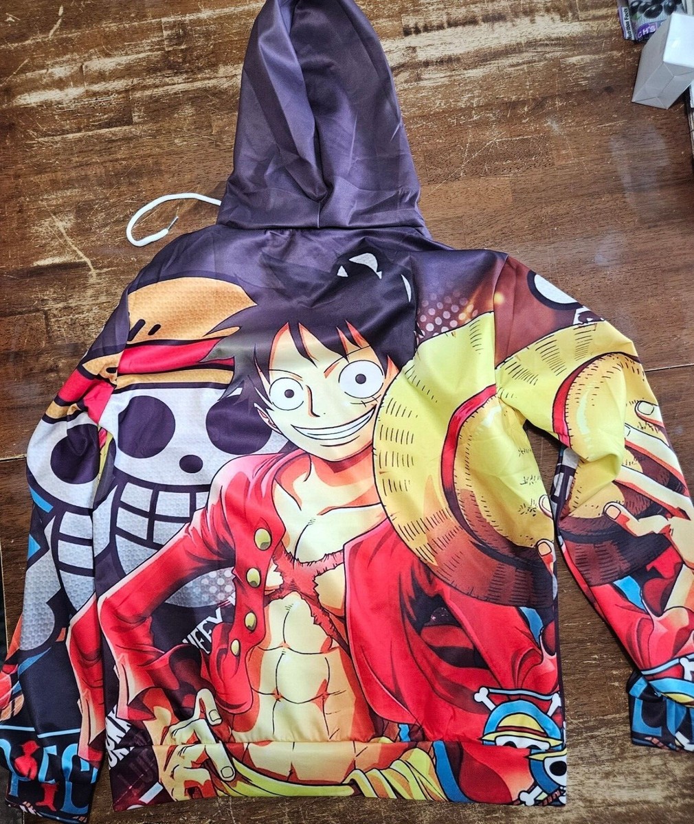 Cosplay Life Anime 3D Straw Hat Luffy Pirate Pullover Hoodie