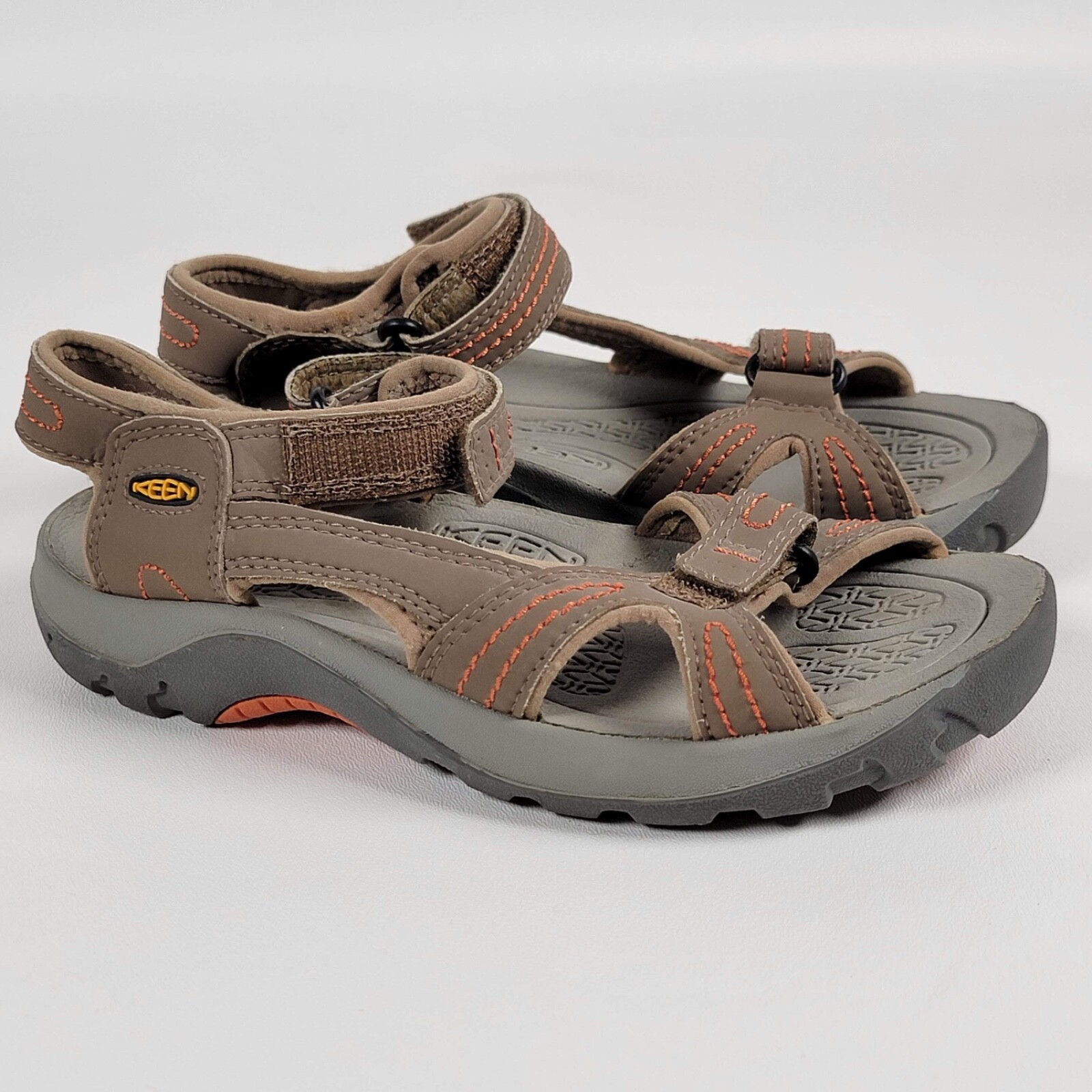 Sandali sportivi da trail Keen da bambino taglia US 3 35 beige arancioni