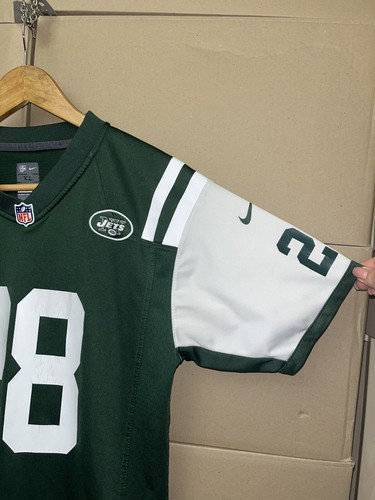 VINTAGE NY NEW YORK JETS #28 BUTCH JERSEY YOUTH XL NIKE NFL AMERICAN FOOTBALL - Picture 8 of 17