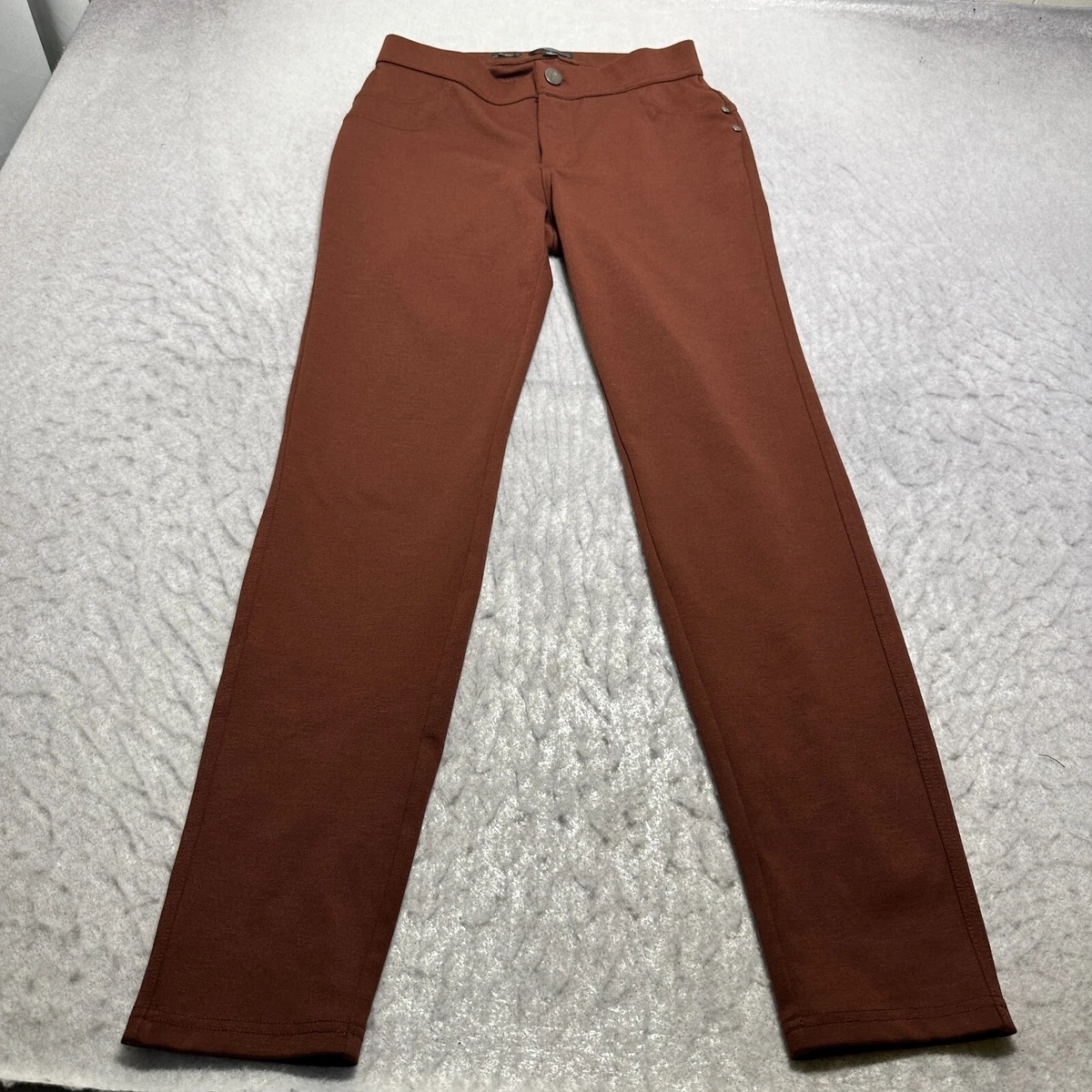 Simply Vera Vera Wang Pants Womens Small S Brown Skinny Leg Rayon Blend