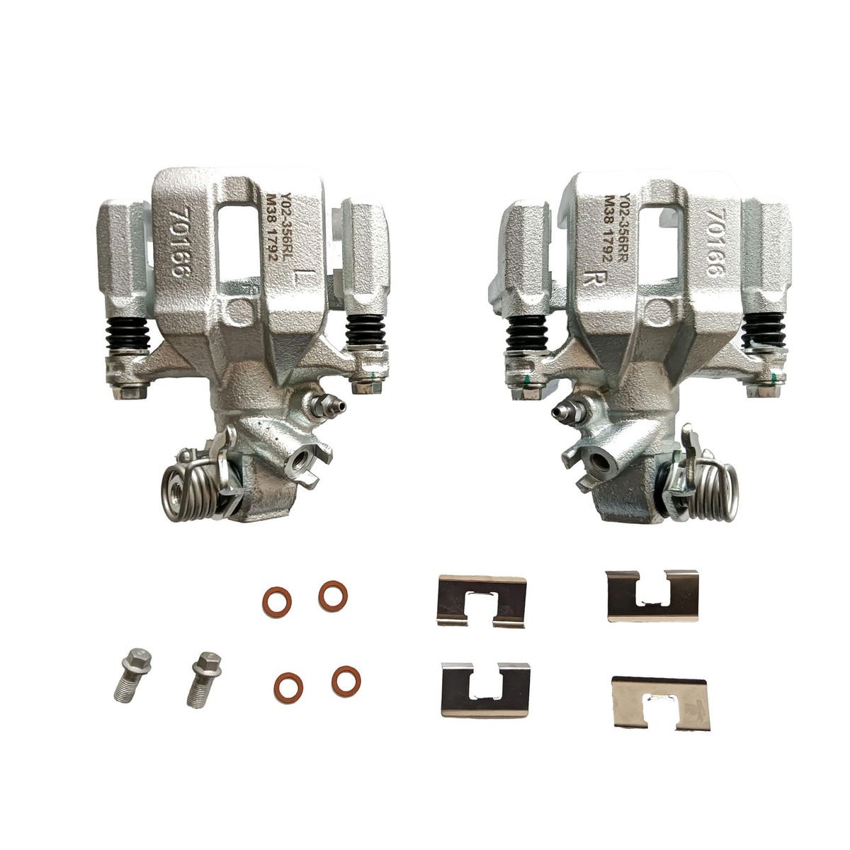 Right Rear Caliper KUSATEC 19B3299 19B3298 Rear Disc Brake