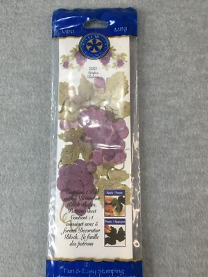 Plaid Decorator Blocks Mini 53251 Grapes Raisins