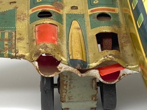 Yonezawa Comet Jetliner Tin Toy Friction Motor Airplane No. 17 De Havilland RARE - Picture 14 of 23
