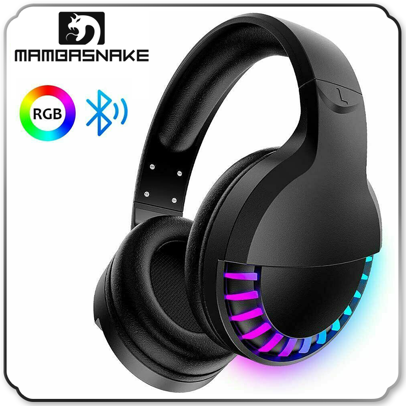 Bluetooth Headphones Cool Looking Gaming Headsets Wireless