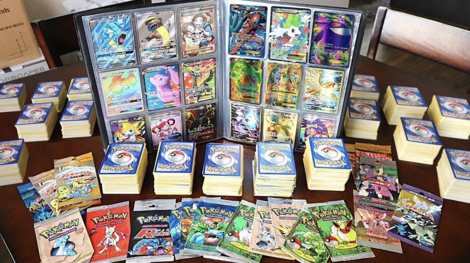 SUPER POKEMON CARD COLLECTION OF THE LITTLE SPIDER 