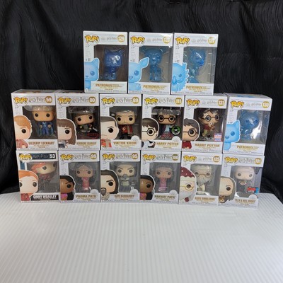 Funko Pop Harry Potter Lot Of 15 ALBUS PATRONUS IGOR PATIL GINNY GILDEROY VIKTOR