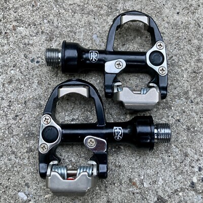 Ritchey Pro Road Bike Clipless Pedals SPD-R Vintage Black Silver Gravel Retro