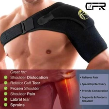 Shoulder Brace Support Torn Rotator Cuff AC Joint Compression Sleeve Relief