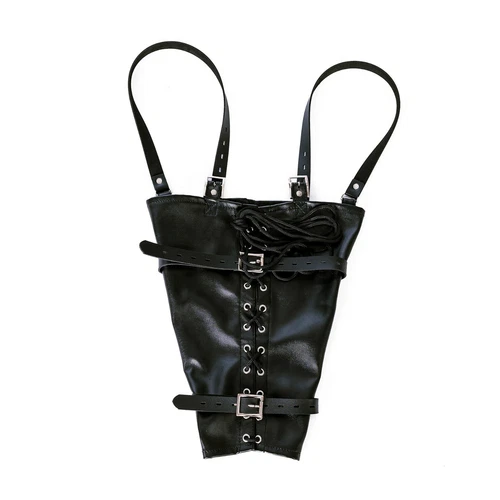 Womens Hands out Over Shoulder Arm Binder Bondage Sleeve Armbinder Glove Bondage - Picture 3 of 27