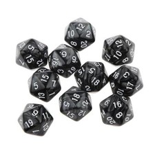 10 Stück Polyedrische Würfel RPG Würfel Brettspiel Requisiten Tabletop Gaming