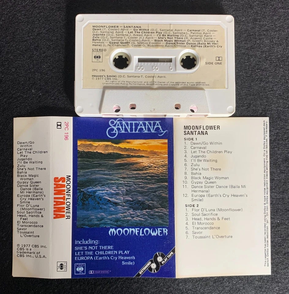 Santana – Moonflower, AUS Cassette - Image 2 of 4