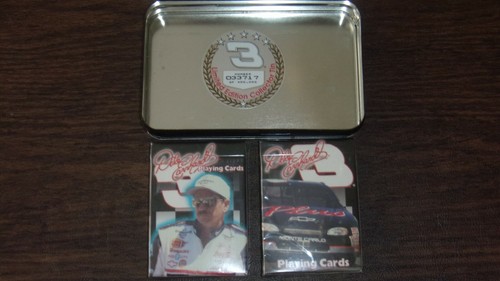 NASCAR #3 1999 Dale Earnhardt 2 barajas de cartas edición limitada lata numerada - Imagen 5 de 5
