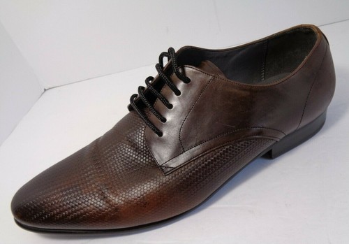 Coffee Brown Lace Up Derby Oxford Shoes 