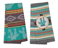 Simply Southwest Cactus Kitchen Towel Set by Kay Dee Designs
