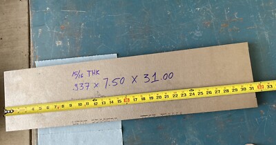 Titanium Plate 7.50 X 31.00 X .937 THK 6AL-4V Grade 5