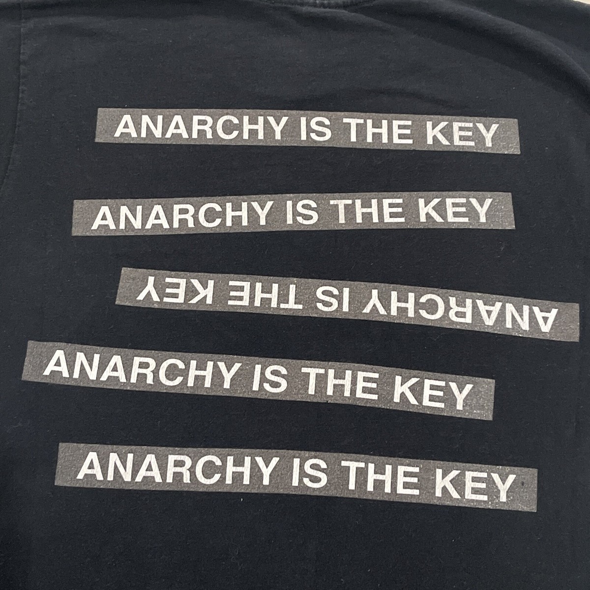 トップス m_r517 Supreme Undercover Anarchy SUPREME X UNDERCOVER ANARCHY TEE - Black LARGE BOX LOGO CDG