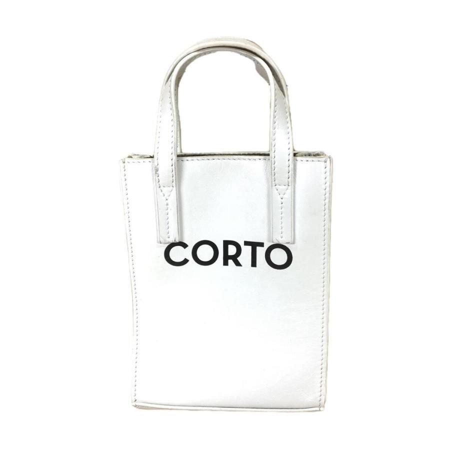 Corto Moltedo Shopper Tote Iphone/Shoulder Bag/Leather/Wht Corto Moltedo Shopper Tote Iphone/Shoulder Bag/Leather/Wht