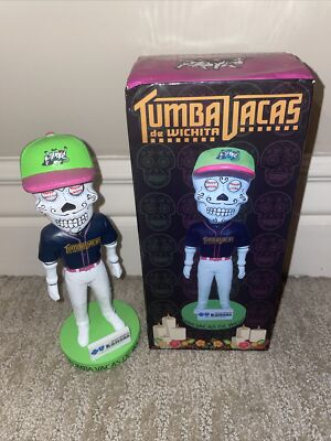 Wichita Wind Surge Sugar Skull SGA Bobblehead Minnesota Twins Tumba Vacas