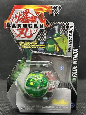 New BAKUGAN Mythic Pack Green Fade Ninja Legend Rare Packaging