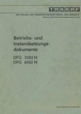 301664 Reparaturhandbuch Werkstatt Gabelstapler DFG 3202-N 3202 N TAKRAF 4002 N