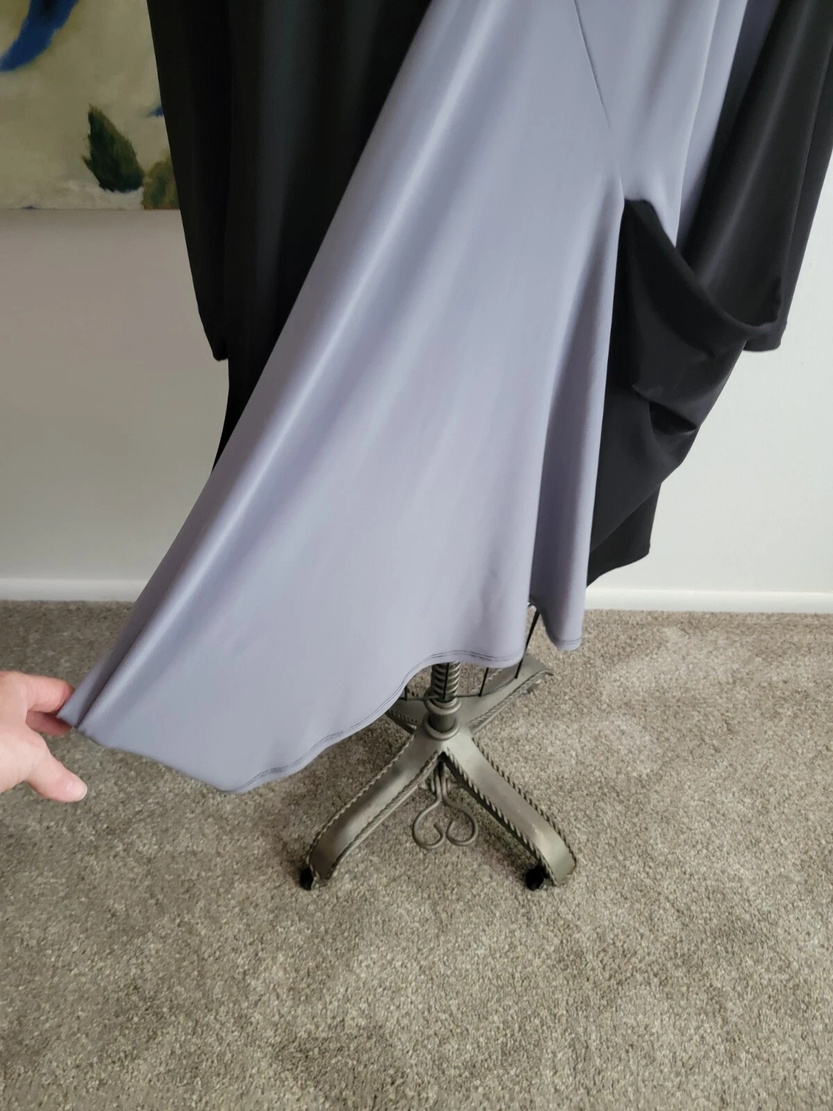 VETEMENTS Comodo abito donna USA taglia media Lagenlook elasticizzato tasche colorblock