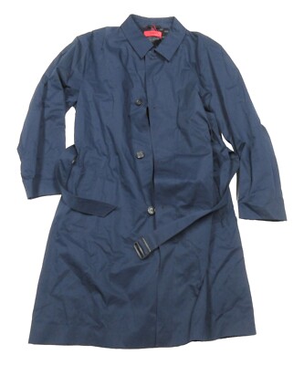 Hugo Boss Red Label Men's Navy Marco 1941 Belted Trench Coat $445