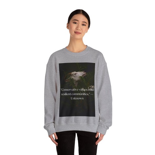 Conservative values... - Unisex Heavy Blend™ Crewneck Sweatshirt - Picture 17 of 45