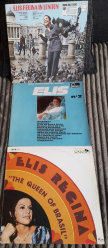 Elis Regina Vinyl Sammlung - 3 LP`s : Latin Jazz,Bossa Nova,MPB,Brazil - Picture 1 of 2