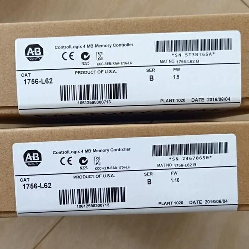 NEU Factory Sealed 1756-L62 Allen-Bradley ControlLogix Processor Unit Controller - Bild 2 von 4