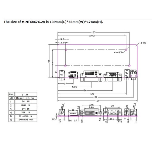 LCD controller board monitor kit for Arcade1Up Cabinet M170ETN01.1 WYD170SKD-01 - Picture 10 of 14