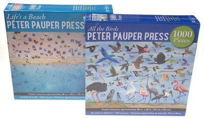 Life's A Beach & All The Birds Jigsaw Puzzle Gift