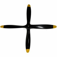 4 Blades 11x6 Engine Wood Propeller Black for...
