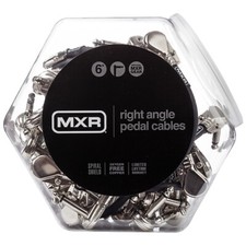 MXR DCP06J Dual Right Angle 6" Patch Cables with Display Jar, 20 Cables