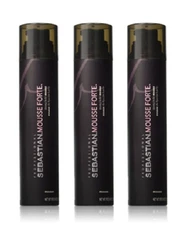 Sebastian Mousse Forte Strong Hold 7oz PACK OF 3