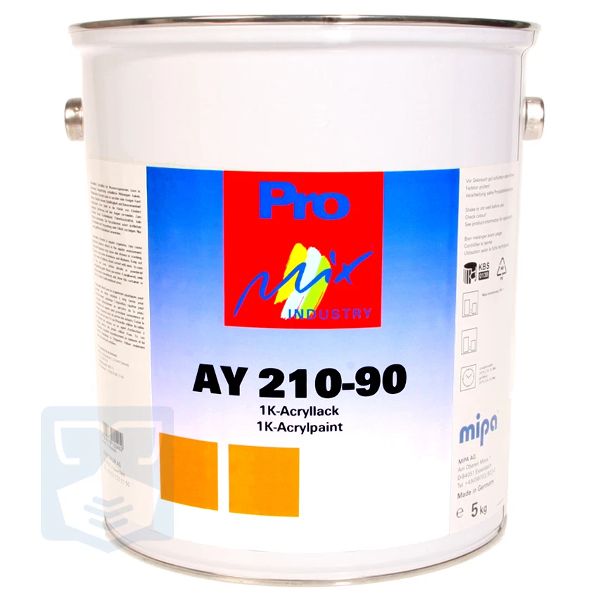 1K Acryllack RAL 2004 Transporter LKW Maschinen Nutzfahrzeug Industrie Lack MIPA