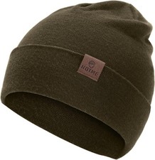 XXL Oversized 100 Merino Wool Beanie Hat for Men  Women, One Size, C1-olive
