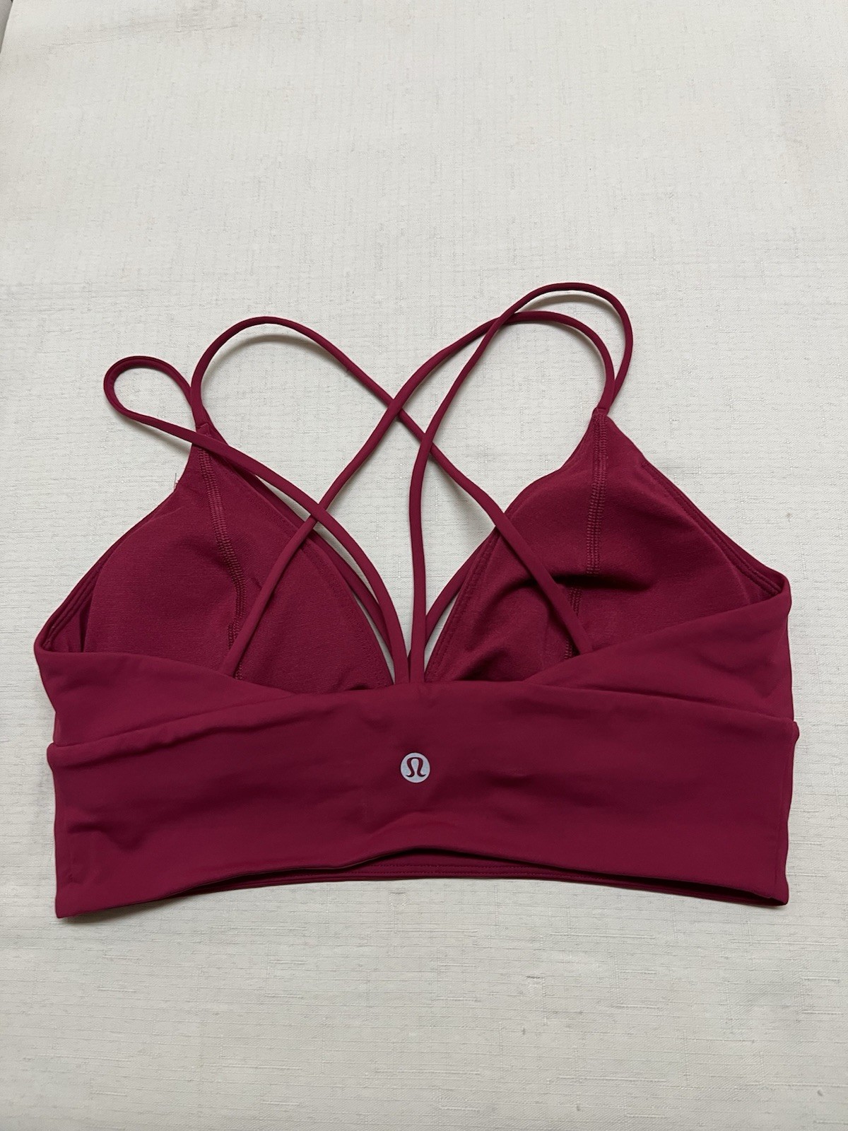 Lululemon size 8 ruby Pushing Limits Bra - image 3
