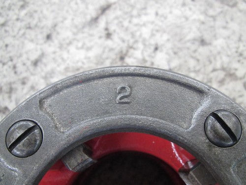 Ridgid 12-R 2" NPSM 37595 Ratchet Pipe Threader Die Head Used Free Shipping - Picture 3 of 6