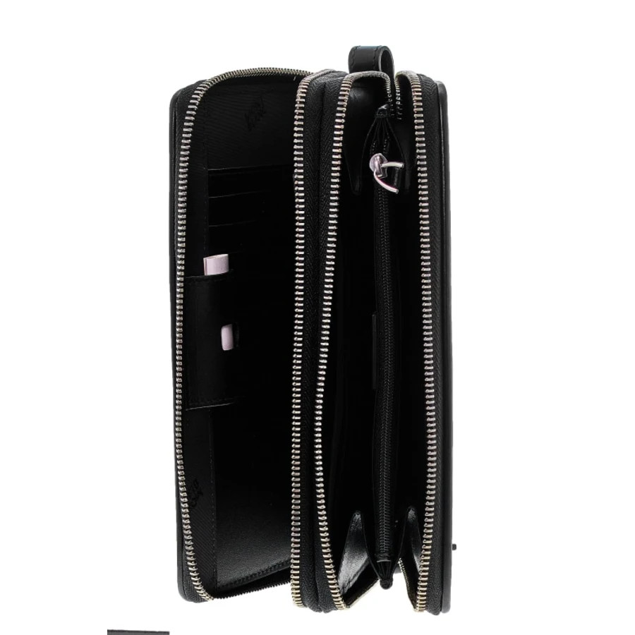 New Montblanc Meisterstück Grey/Black Fabric Wallet 107636 image 3