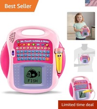 Mr. Pencil's Interactive Writing Toy - Scribble and Write in Pink for Ages 3 
