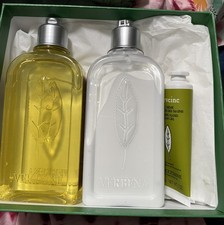 L'Occitane 3 Piece Bath and Body Gift Set Verbena, Full Size, NEW in Box