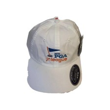 PGA 2018 Jr. League Baseball Hat Golfing Youth Teens White Lightweight Brand New