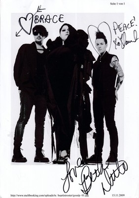 GOSSIP mit Beth Ditto - Großfoto - original signiert