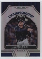 2022 Panini Prizm Championship Stage Silver Prizm Austin Riley #CS-5 v1x