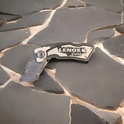 Lenox Gold Razor Knife With Bottle Opener And Flathead Screwdriver